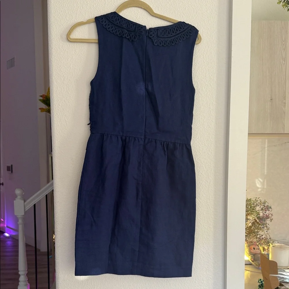 Philip Lim Navy Blue Sleeveless Dress 0 - Picture 6 of 6